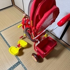 アンパンマンの三輪車(室内使用のみ)の画像