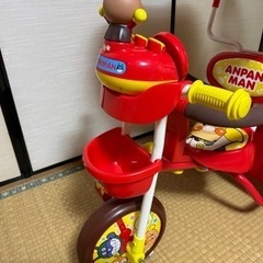 アンパンマンの三輪車(室内使用のみ)の画像