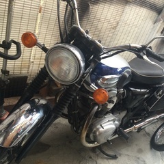 カワサキ　Ｗ６５０　キャブ　ダイワステンレスマフラー　引き取りのみ