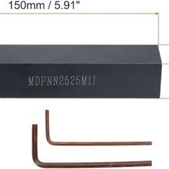 刃先交換式CNC旋盤旋削工具ホルダー 62° MDPNN 1616H11 の画像