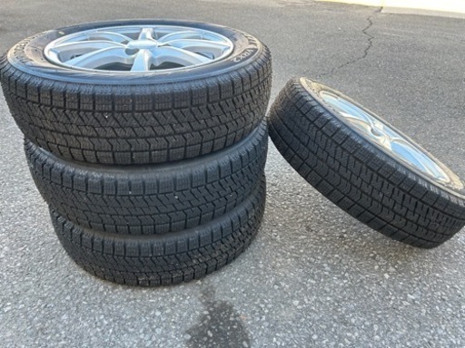 スタッドレスタイヤ&アルミホイール4本　155/65R14  ブリザックVRX2