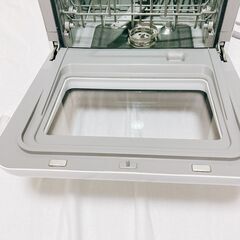 アイリスオーヤマ 食洗機直接お届け可能  食器洗い乾燥機 工事不要 タンク式 コンパクト 上下ノズル洗浄 メーカー保証 ホワイト PZSH-5T-Wの画像