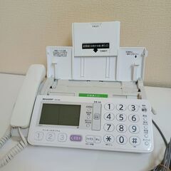 ＦＡＸ機能つき電話機　シャープ　ＵＸ－３２０ＣＬ－Ｗ　【中古品】を￥1000でお譲りします！の画像