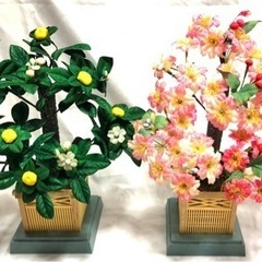 桜 と 橘 2点セット ひな人形用 お雛様 峰月 桃の節句 ひな祭り 雛祭り 雛人形 の画像