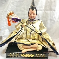 雛人形 峰月 仕丁 じちょう 3人セット しちょう 立傘 台傘 沓台 外出道具 お雛様 桃の節句の画像