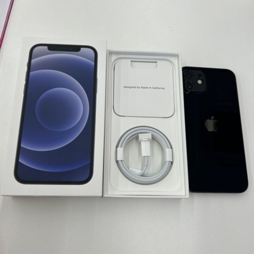 iPhone12/64GB 黒 バッテリー100% 箱充電器有り