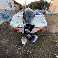 115馬力ボート&トレーラーセットの画像