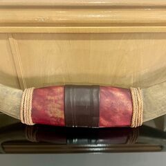 角のオブジェ　龍の彫刻入り　置物  　辰年　昭和レトロ　ヴィンテージインテリア　応接間　玄関　飲食店の画像