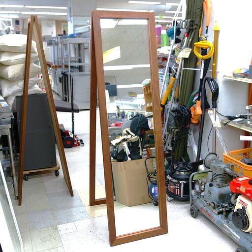 スタンドミラー　姿見　H1800　リユース品