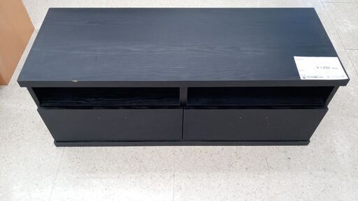 ★ジモティ割あり★  テレビ台 黒 H40×D39.5×W105 クリーニング済み TJ3566