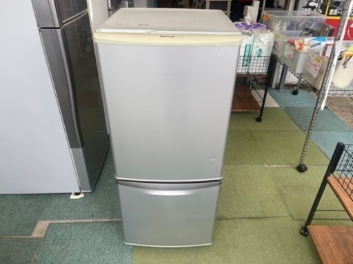 【リサイクルサービス八光】2008年製　ナショナル　２ドア冷凍冷蔵庫　NR-B143J-S