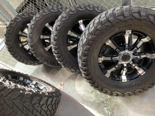 交渉中　アルミホイル中古　5本スペア背面込み　ジープアンリミテッド