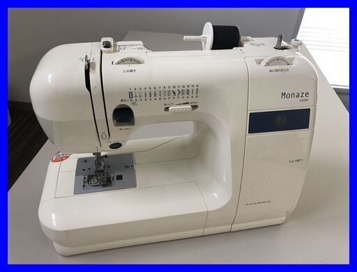 ▼【JANOME ジャノメ Monaze E4000 503型 家庭用 電子 ミシン 裁縫 手芸 】（NF231216）515-40-②W