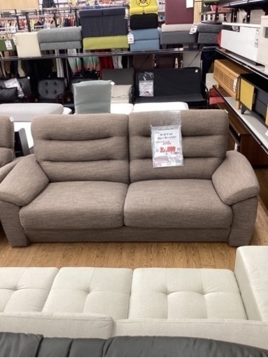 KA-8【新入荷　リサイクル品】ニトリ　Nポケット　3シーターソファ　ブラウン