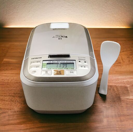 24Y001 ジ3 HITACHI 日立 IHジャー炊飯器 RZ-TS105M ふっくら御膳 5.5合 圧力 スチーム 2022年製 中古