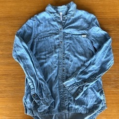 RVCA デニム シャツ レディース の画像