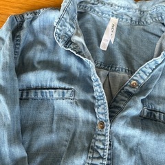 RVCA デニム シャツ レディース の画像