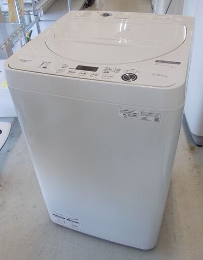 SHARP 全自動洗濯機 ステンレス槽 5.5㎏ 2021年製 ES-GE5E