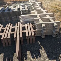 ガーデンフェンス 大量 26本セット 17メートル40cm分の画像