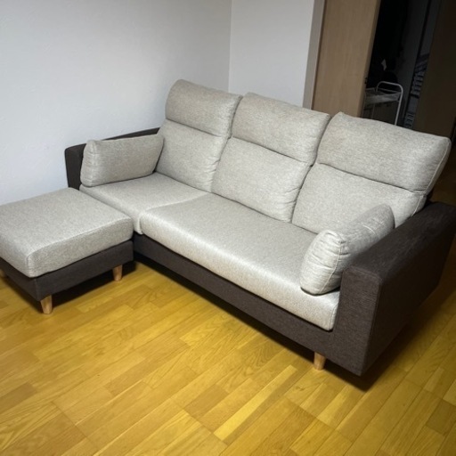 ソファ　オットマン付き　美品