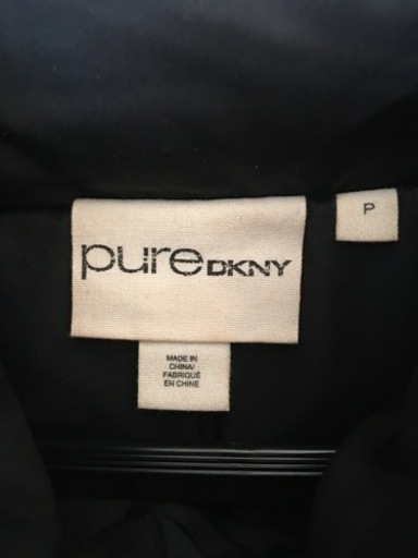未使用に近い Pure DKNY duvet long coat 