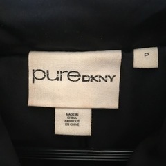 未使用に近い Pure DKNY duvet long coat の画像