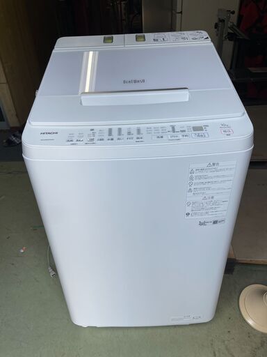 日立 ビートウォッシュ 10kg 洗剤自動投入 BW-X100F(W) WHITE 2021年製