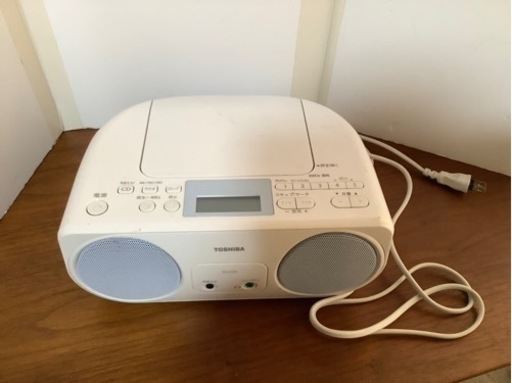 【】⑯東芝CDラジオ中古　使用感有り