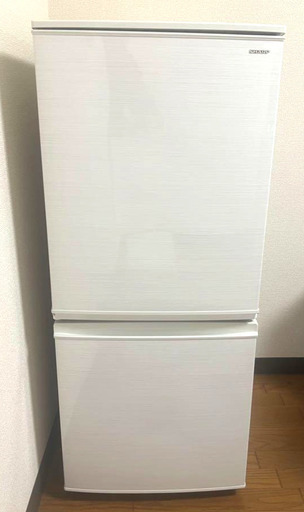 【美品】SHARP シャープ 冷蔵庫｜SJ-D14D-W