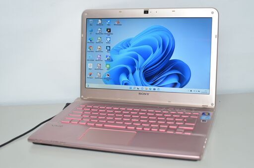 ノートパソコン Sony SVE14A18FJP Windows11+office core i3