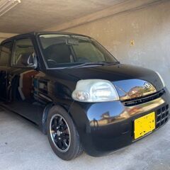 ダイハツ　エッセ　esse　黒　ローダウン　車検残ありの画像