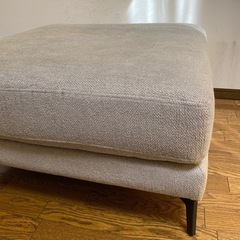 オットマン/グレー/約80×80の画像