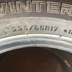 （最終値下げ‼️）2021年製225/65R17 DUNLOP WINTERMAX 中古タイヤ6部山2本のみの画像