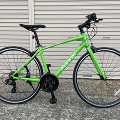 新品☆未使用 】 クロスバイク 700C×25C 高級アルミ仕様 21段ギア