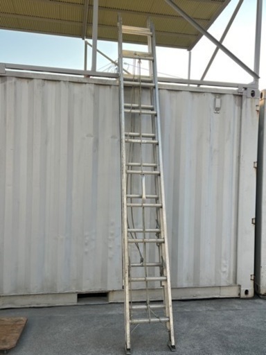 A198◇長谷川工業◇アルミ3連梯子◇ハシゴ◇スライダー◇3.6m〜7.8m