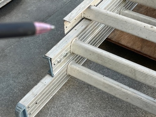 A198◇長谷川工業◇アルミ3連梯子◇ハシゴ◇スライダー◇3.6m〜7.8m