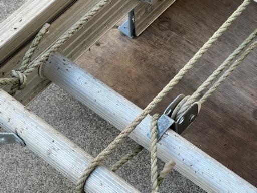 A198◇長谷川工業◇アルミ3連梯子◇ハシゴ◇スライダー◇3.6m〜7.8m