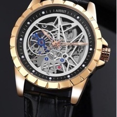 新春特別セール　腕時計　レザーベルト　人気商品　ブラック　韓国ファッションの画像