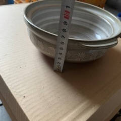 店じまい　　土鍋　蓋なしの画像