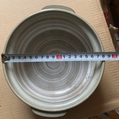 店じまい　　土鍋　蓋なしの画像