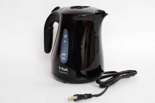ティファール 電気ケトル 1.2L たっぷり大容量 「ジャスティン プラスブラック」 KO4908JP