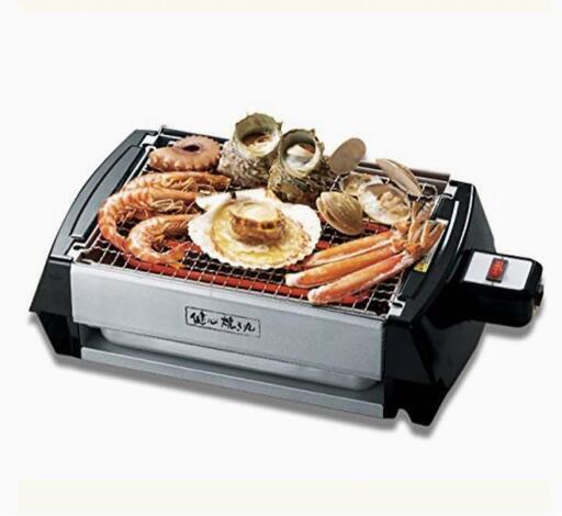 未使用品ロースター電気グリル 家庭用 健心 焼き丸MP-313201253 余分な油を落とす