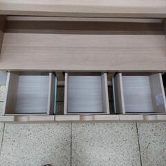 オープン棚 ミドルシェルフ 収納 ニトリ ナチュラルブラウンの画像