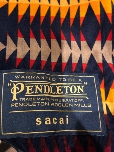 sacai×PENDLETONコラボ長袖シャツ　新品未使用品