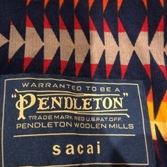 sacai×PENDLETONコラボ長袖シャツ　新品未使用品の画像