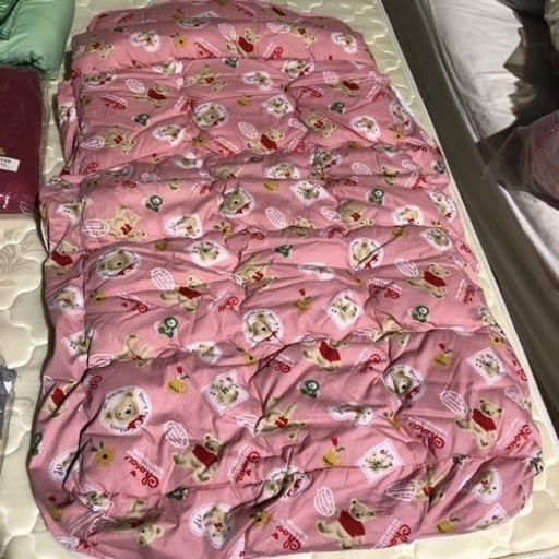未使用 子供用 布団 ミノムシクン 130×70cmおおよそ