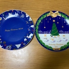 クリスマス柄のお皿