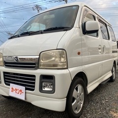 🉐【支払総22万円】車検令和6年11月 スクラムワゴン フルセグ...