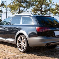 アウディA6 オールロード 車検2024/06まで　エンジン好調　革シートの画像