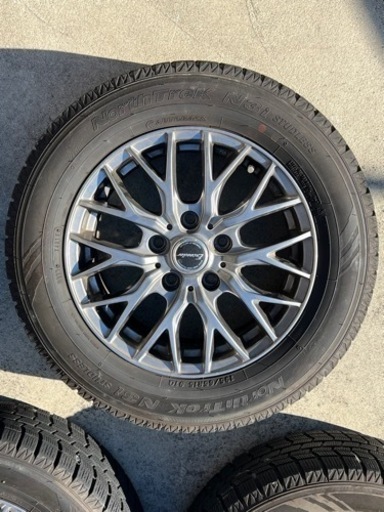 スタッドレスタイヤ　195/65R15　ホイールセット4本　オートバックス